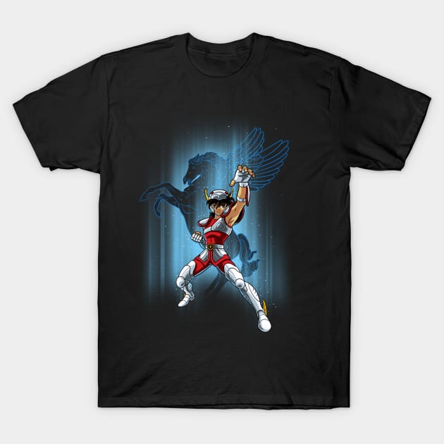 Seiya of Pegasus T-Shirt by felipebatista